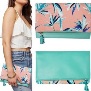 NWOT Rachel Pally Floral Clutch